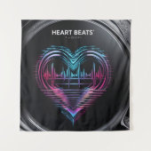 Heart Beats Art Print – Love in Motion Wall Decor Wandkleed (Voorkant)