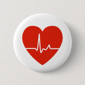 Heart Beats Button (Voorkant)