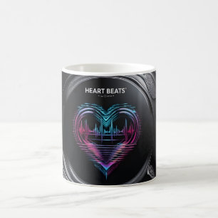 Heart Beats Mug – Pulsing Love in Motion Koffiemok