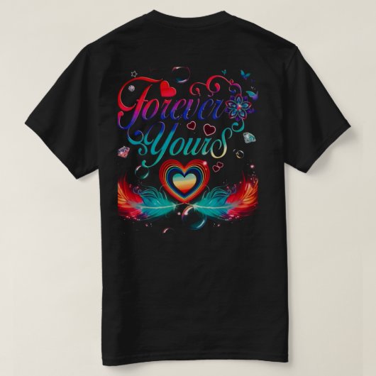 Heart Beautiful  T-shirt (Design achterkant)