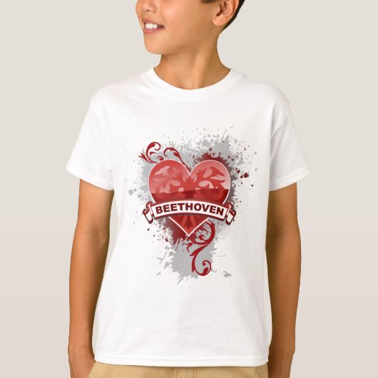 Heart Beethoven T-shirt (Voorkant)