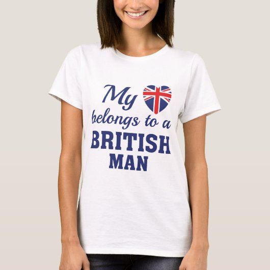 Heart behoort British T-shirt (Voorkant)