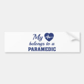 Heart behoort Paramedic Bumpersticker (Voorkant)