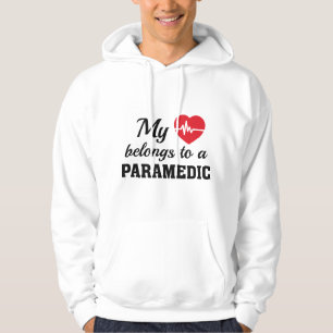 Heart behoort Paramedic Hoodie