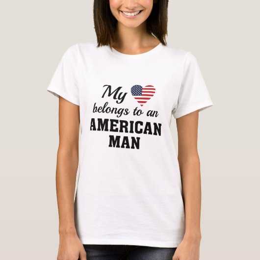 Heart behoort tot Amerikaans T-shirt (Voorkant)
