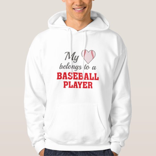 Heart behoort tot Baseball Hoodie (Voorkant)