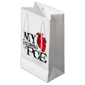 Heart behoort tot Poe Gift Bag Klein Cadeauzakje (Voorkant Gekanteld)