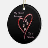 Heart behoort tot Rottie Ornament (Links)