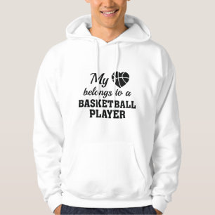 Heart Belange Basketball Hoodie
