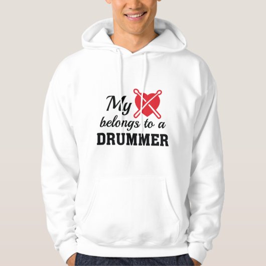 Heart Belange Drummer Hoodie (Voorkant)
