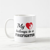 Heart Belange Firefighter Koffiemok (Links)