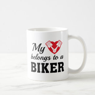 Heart Belangen Biker Koffiemok