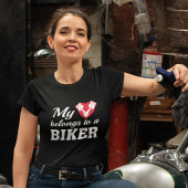 Heart Belangen Biker T-shirt