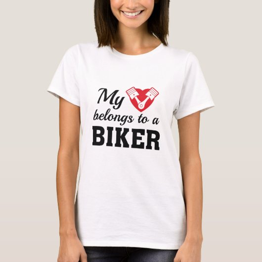Heart Belangen Biker T-shirt (Voorkant)