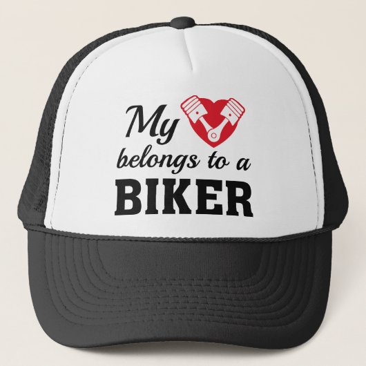 Heart Belangen Biker Trucker Pet (Voorkant)