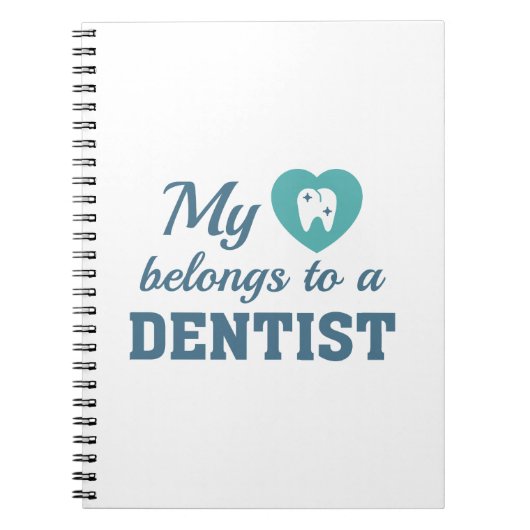 Heart Belangen Dentist Notitieboek (Voorkant)