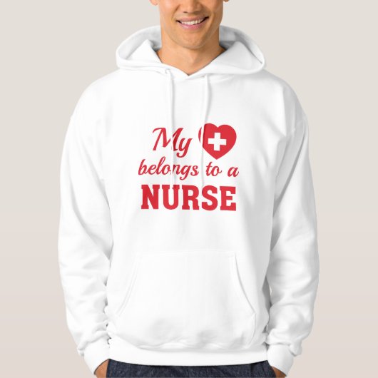 Heart Belangen Nurse Hoodie (Voorkant)