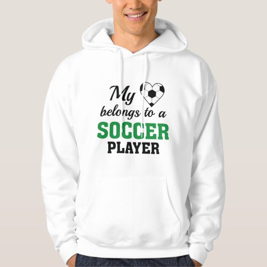 Heart Belangen Voetbal Hoodie (Voorkant)