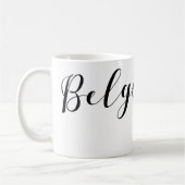 Heart Belgium Mok, Belgische vlag Koffiemok (Links)