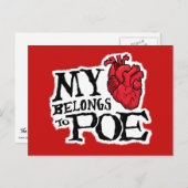 Heart Belongs to Poe Postcard Briefkaart (Voorkant / Achterkant)
