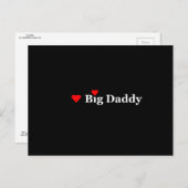 Heart Big Dad Briefkaart (Voorkant / Achterkant)