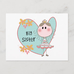 Heart Big Sister Briefkaart