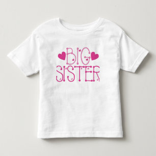 Heart Big Sister Kinder Shirts