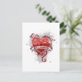 Heart Billiards Briefkaart (Staand voorkant)