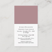  Heart Birdcage Baby shower Ticket Invite Informatiekaartje (Achterkant)