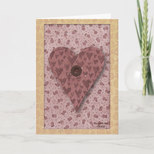 Heart Birthday Kaart (grootmoeder) (groot afdrukke (Voorkant)