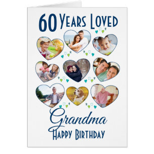 Heart Birthday Photo Collage