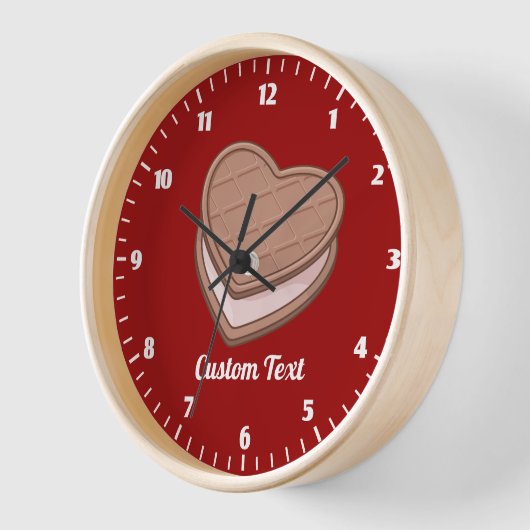 Heart Biscuit - grote klok (Hoek)