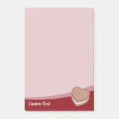 Heart Biscuit Post-it Notes (Voorkant)