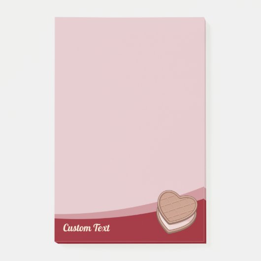 Heart Biscuit Post-it Notes (Voorkant)