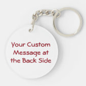 Heart Biscuit-Sleutelhanger Sleutelhanger (Achterkant)