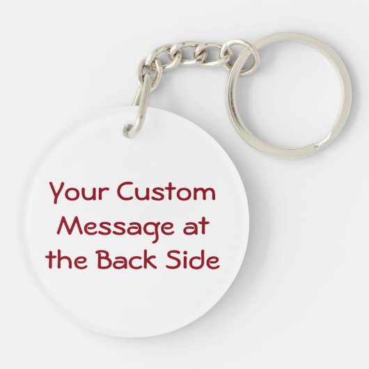 Heart Biscuit-Sleutelhanger Sleutelhanger (Achterkant)