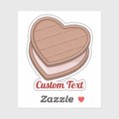 Heart Biscuit Sticker (Vel)