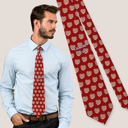 Heart Biscuit-Stropdas Stropdas