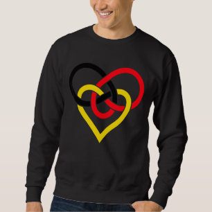 Heart Black Red Yellow Duitsland Trui