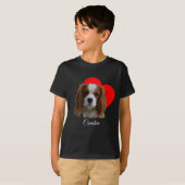 Heart Blenheim Cavalier King Charles Spaniel Love  T-shirt (Voorkant volledig)