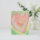 Heart Bloom Briefkaart (Staand voorkant)