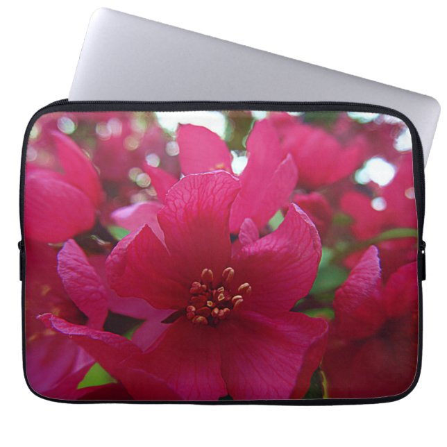 Heart Bloom Laptop Sleeve (Voorkant)