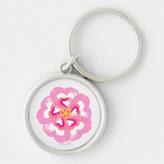 Heart Blossom Sleutelhanger (Voorkant)