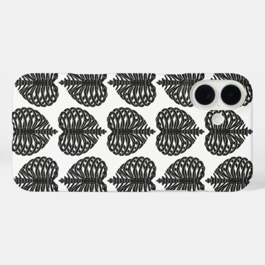 Heart Bones Case-Mate iPhone Case (Achterkant (horizontaal))