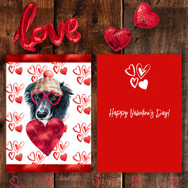 Heart Border Collie Hondenliefhebber Valentijn Gif Feestdagenkaart