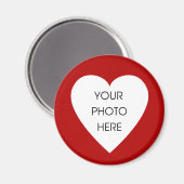 Heart Border Magnet - Sjabloon (Voorkant / Achterkant)