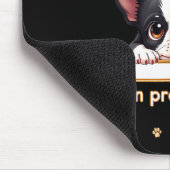 Heart Boston Terrier Dog Funny Gift Bostie Puppy  Muismat (Hoek)