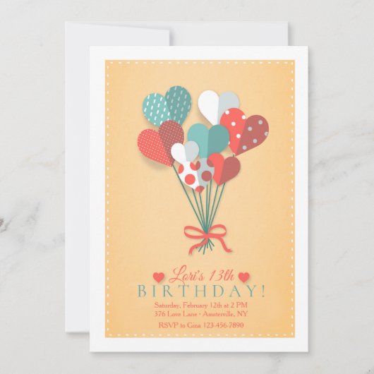 Heart Bouquet Kaart (Voorkant)