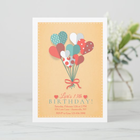 Heart Bouquet Kaart (Staand voorkant)