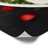 Heart Bowl Dieet Voedsel voor Gezondheid Poster (Hoek)